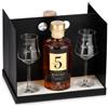 Zeus Party Cofanetto Regalo -SIBONA- con 1 Bottiglia di Grappa Riserva Barolo invecchiata 5 anni + 1 Bottiglia di Grappa Riserva Botti ex Tennesse Whisky + 4 Bicchieri d Degustazione