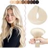 SEGO Extension Biadesive Capelli Veri 10 pz 1g/Ciocca Tape in Hair Extension 100% Remy Adesive 30 cm # 70