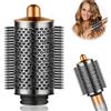 Moupaa Spazzola volumizzante rotonda grande per Dyson Airwrap HS05/HS01 Multi-Styler, 7,6 cm, per capelli piatti e zoppicanti, oro