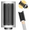 Moupaa Spazzola lisciante grande per Dyson Airwrap Styler, pettine per acconciatura, colore nero
