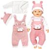 Augesak Vestiti per Bambole New Baby Doll e Cicciobello - Abiti per Bambolotti 35-45CM, Accessori Vestiti Bambole Ragazze Ragazzi (Non Include Bambola)