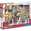 Clementoni Collezione Puzzle Villaggio Natale 1000 Pezzi - Puzzle Adulti 14-99 Anni Regalo Uomo/Donna Made in Italy Multicolore 81503
