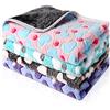 Namalu 4 Pezzi Coperte per Porcellini d'India Impermeabili Copertina da Letto per Piccoli Animali in Pile Lavabile Fodere Assorbenti per Gabbia per Cavia Riutilizzabili (Modello a Cuore, 30 x 30 cm)