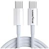 Goodyear 1 Cavo USB-C a USB-C 3.0, 100cm, Compatibile con IPhone 16/Plus/Pro/Max,15/Plus/Pro/Max,iPad,MacBook,Galaxy S24/S23/S22/A54,Redmi,Pixel 9/9 Pro/9 ProXL/8, PS5, Ricarica/Sincronizzazione Dati