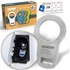 MaJoCompTec® ADBLUESAFE - Tappo per serbatoio, protezione per serbatoio AdBlue, coperchio per carri armati, campeggio, camper (versione in acciaio inox, fusibile, boxer + ponticello + Ducato)