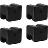 EXLECO 4 cuscinetti in gomma per cric, 60×50×44 mm, universali per cric da pavimento, in gomma per proteggere auto e SUV