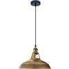 LEDSone Lampada a Sospensione Moderna in Metallo Regolabile da 95 cm per Isola Cucina Sala da Pranzo 1 Confezione Senza Lampadina Rame Spazzolato