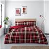 GC GAVENO CAVAILIA Set copripiumino matrimoniale con motivo geometrico, set di biancheria da letto e biancheria da letto, ipoallergenico, colore: rosso