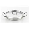 BRA Profesional - Teglia da forno con coperchio, in acciaio INOX 18/10 30 cm