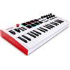 Akai Professional MPK Mini Plus - Controller Tastiera MIDI USB con 37 Mini Tasti, 8 Pad MPC RGB, Manopole Rotary, Software Musicale e Native Instruments Sound Package, Colore Bianco
