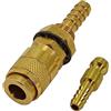 RIVERWELD TIG Saldatura Gas e acqua Raccontaggio del connettore rapido Tubo flessibile Connettore 1 set Oro