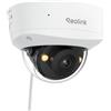 Reolink 4K Telecamera Esterno PoE, IK10 Antivandalo, Visione Notturna a Colori, Rilevamento di Uomo/Veicolo/Animale, Audio Bidirezionale, Angolo Ampio 125°, Supporta Scheda microSD, NON PTZ, RLC-840A