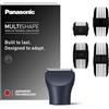 Panasonic ER-CHC1-A301 MULTISHAPE [Sistema Modulare per la Cura della Persona] Accessorio Testina Tagliacapelli, 15 Impostazioni di Lunghezza, 4 Pettini, Nero