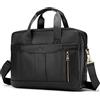 SPAHER Valigetta Porta PC 15,6 Pollici Uomo, Borsa in Pelle per Notebook, Ventiquattrore 24 Ore, Cartella Portadocumenti da Ufficio Lavoro, Regalo