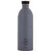 24Bottles Urban Bottle - Borraccia 500 ml Acciaio Inox, Bottiglia con Tappo 100% Ermetico Ultraleggera, Borraccia Palestra senza BPA, Borracce Ecologiche Design Italiano [NON Termica], Grey