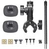 Fotoleey Kit di montaggio per moto - supporto per manubrio, supporto adesivo per casco per Insta360 X4, X3, X2, Ace Pro, Ace, compatibile con GoPro Hero 13, Hero 12