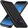 iVoler Cover per Samsung Galaxy A40, [Protezione Antiurto di Grado Militare] Custodia Sottile Morbida in Silicone TPU Anti-Impronte Anti-Graffio Protettiva Case, Nero