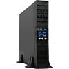 VulTech GS-3KVAS-RK Gruppo di continuità UPS online Serie SERVER RACK 3000VA 3000Watt, Display LCD orientabile, Onda sinusoidale, 8 Prese IEC C13 + EPO + USB, per sistemi rack server, switch, storage