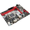 Dpofirs Scheda Madre per Computer Desktop B75 H, Presa LGA 1155, DDR3, Scheda Madre M ATX per Ufficio, Scheda di Rete Gigabit, VGA, HDMI, DVI, SATA3.0, USB3.0