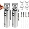 CPROSP 2 Pcs Posacenere da Muro Esterni 28.5 * 6.5 cm, Posacenere da Parete per Esterno in Acciaio Inox, per Giardini, Cortili, Balconi, Ville Controllo, Degli Odori
