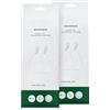 SONGMICS Sacchi Spazzatura, Sacchetti per Immondizia con Manici a Cordoncino, Sacchi per Pattumiere da Cucina da 30L, Pre-separati, Codice 30A, 2 Rotoli, 90 Pezzi, Bianco KRB30A02