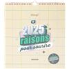 Mr. Wonderful Mr.Wonderful - Calendario da parete per raschiare 2025-2025 motivi per sorridere, 2 fogli di adesivi inclusi