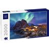 Lais Puzzle Aurora boreale/Aurora boreale nelle Isole Lofoten, Norvegia 2000 Pezzi