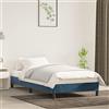Coavain Aggiorna Giroletto Blu Scuro 90x200 cm in Velluto Coprirete Rete Singola Vestiletto Matrimoniale Contenitore Letti a Soppalco una Piazza e Mezza Divano Letto Angolare Bed Frame