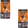 LEONARDO Adult Duck | Confezione Doppia | 2 x 300 g | Cibo secco per gatti adulti da un anno | Per supportare la pelle e il pelo | Con semi di chia e delicato krill
