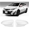TTCR-II Copertura Specchietti Compatibile con Toyota Yaris Calotte Specchietti 2012 2013 2014 2015 2016 2017 2018 2019 Tappi Specchietti per Yaris 2012-2019（Bianco）