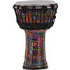 GEWA Liberty Djembé accordatura a corda - Diametro: 7 (17,8 cm) - Altezza: 12,5 (31,5 cm) - Numero di corde: 14 - Motivo: Abstract