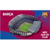 fan decor Licensed Décor Adesivo da parete in vinile FC Barcelona, piccolo (65 cm (larghezza) x 40 cm (altezza) - Stadio 1