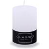 DONAU HOME - Candela rustica a pilastro, 1 pezzo, 10 x 7 cm, non profumata, per decorare il soggiorno, il bagno, 49 ore, durata di combustione/decorazione candela di cera/Nordic Ambiance