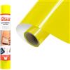 Siser® EasyWeed® Extra Giallo Limone, 30cm x 0,5mt, vinile termotrasferibile per personalizzare nylon, pelle, tessuti trattati