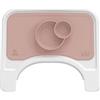 Stokke ezpz Tovaglietta per Vassoio Steps, Rosa - Si Adatta Perfettamente al Vassoio del Seggiolone Steps - Lavabile in lavastoviglie e Adatta al microonde - 100% Silicone