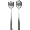 HOME DECO FACTORY KA4663 Set di 2 Posate da Insalata L'Arte della tavola, Accessorio di Servizio, Inossidabile, Acciaio Inox Spazzolato Grigio