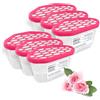 Aquafloow Assorbitore di Umidità per Ambienti 400 ml, Riduce l'umidità, 6 Pezzi ROSE | Neutralizzatore di Odori, Deumidificatore per Cucina, Armadio, Bagno e Studio