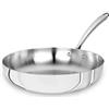 Baldassare Agnelli Pentole Agnelli Padella svasata alta alluminio inox per induzione 1907 con manico tubolare in acciaio inox, diametro 20 cm