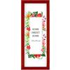 MG Design Cornice 20 x 50 cm - colore Rosso, in legno, con vetro acrilico - da appendere in verticale o in orizzontale, senza sfondo, per foto, poster, puzzle