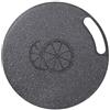 Hemoton, tagliere rotondo in plastica, per verdure, frutta, effetto marmo, 31 cm, ecologico, utensile da cucina, PP, come indicato, 35cm