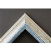 Artecentro cornice per quadri tele - shabby chic bianco-colore in legno varie misure offerta (bianco/blu, 80x80)