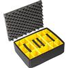 Peli 1555AIRDS set divisori imbottiti, accessorio per valigia Air originale, compatibile Air 1555, colore: Nero/Giallo