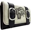 Super Natural Sam & Dean Kit Cacciatori di Mostri Borsa/Portamonete Tri-Fold Tasca per Monete & Porta Tessere, Beige