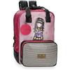 Gorjuss Santoro Gorjuss For my Love Zaino scuola per portatile regolabile 15,6 viola 29 x 40 x 13 cm finta pelle 15,08 l, Viola, Zaino scolastico per portatile adattabile