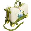 Cabin go - trolley cavalcabile bambino misura 48x31x22 - trolley bambino bagaglio a mano - valigia cavalcabile