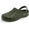Lakeland Active Silloth - Zoccoli leggeri ventilati da uomo, Verde muschio, 42 2/3 EU
