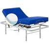 Geriafy - Letto Elettrico Ortopedico Regolabile in Altezza, Materasso Memory Foam Professional V3, Fodera Impermeabile (90x190 cm)