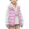 AIEOE Bambina e Ragazza Gilet Piumino Inverno Riscaldato Unisex Senza Maniche Leggero Adatto da 10-12 Anni Viola
