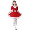 Generico Vestito Natale Ragazza Abito Babbo Natale Bambina Completo di Natale Bambino Abito Natalizio Bambina Invernale Vestito Elegante Bambina Vestito Natalizio per Bambini (Red, 12-14 Years)