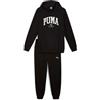 PUMA Tuta da Uomo con Cappuccio Squad Nero Taglia M Codice 683817-01